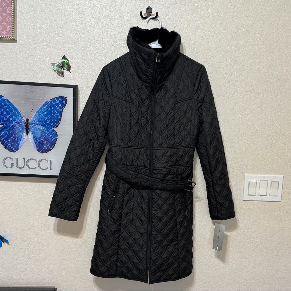 Marc New York Black Quilted Puffer Jacket NWT